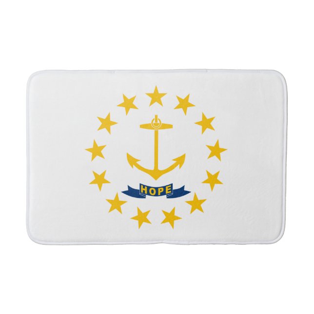 Rhode island Statlig flagga Badrumsmatta (Framsidan)