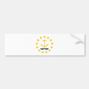 Rhode island Statlig flagga Bildekal