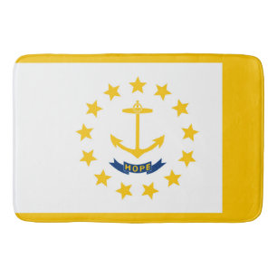 Rhode island Statlig flagga design Badrumsmatta