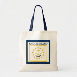 Rhode island Statlig flagga Design Budget - arbets Tygkasse