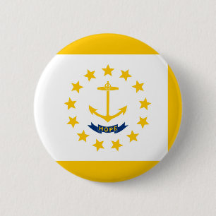 Rhode island Statlig flagga design Knapp