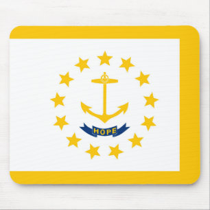Rhode island Statlig flagga design Musmatta
