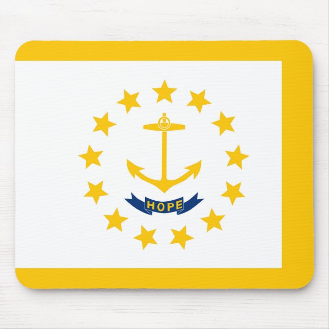 Rhode island Statlig flagga design Musmatta (Framsidan)