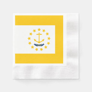 Rhode island Statlig flagga design Pappersservett