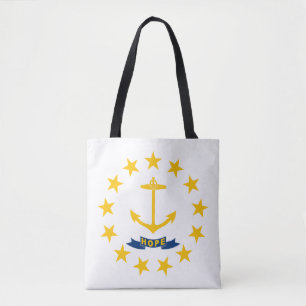 Rhode island Statlig flagga Tygkasse