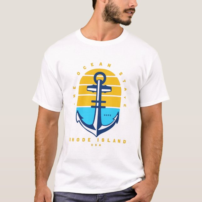 Rhode island t shirt (Framsida)