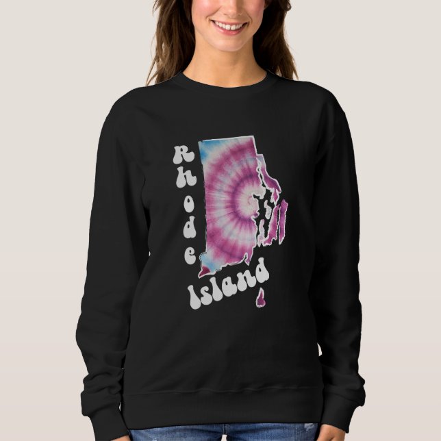Rhode Island Tie Dye T Shirt (Framsida)