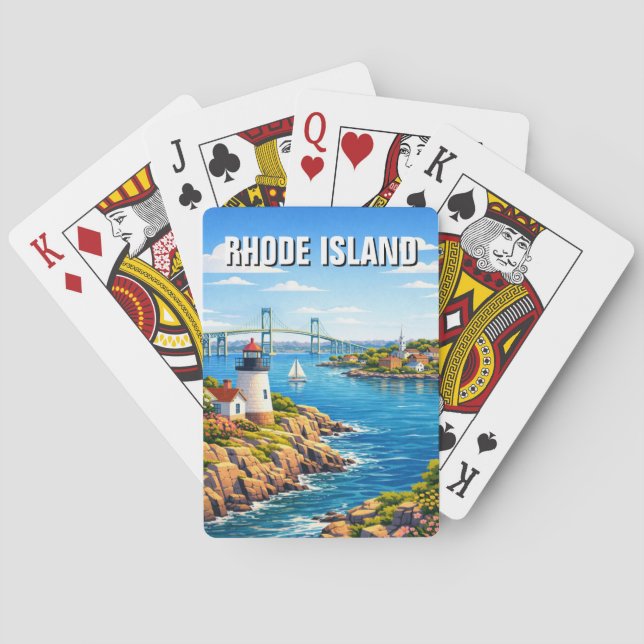 Rhode Island Travel Casinokort (Baksidan)