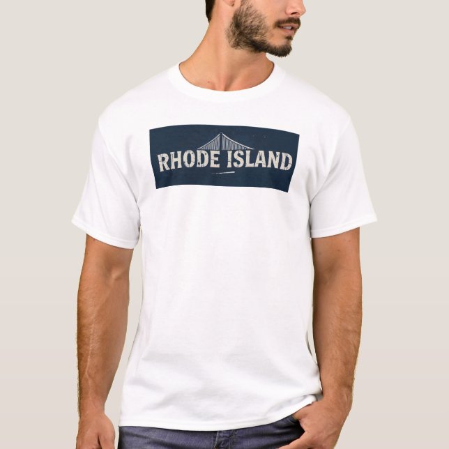Rhode island Tshirt V03 T Shirt (Framsida)