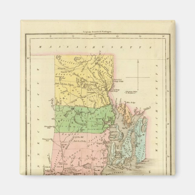 RHODE ISLAND US MAGNET (Framsidan)