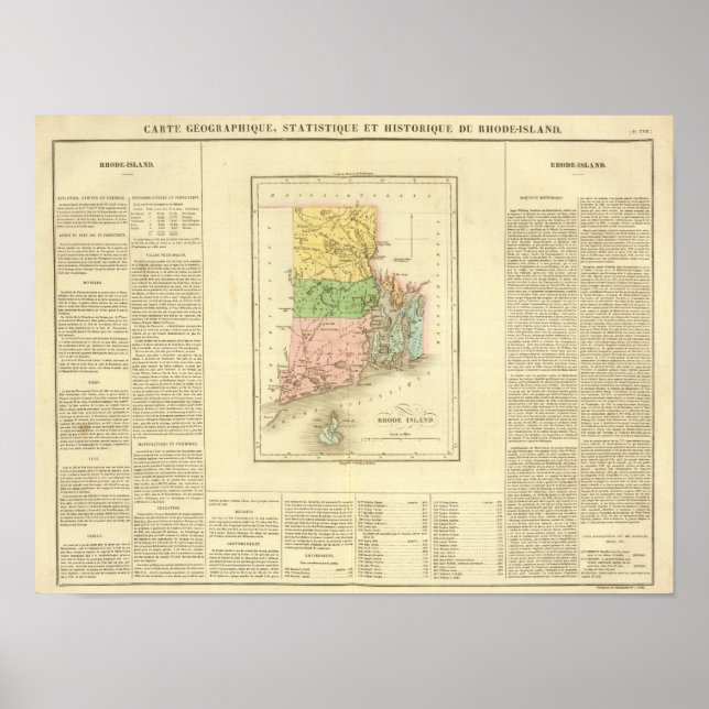 RHODE ISLAND US POSTER (Framsidan)