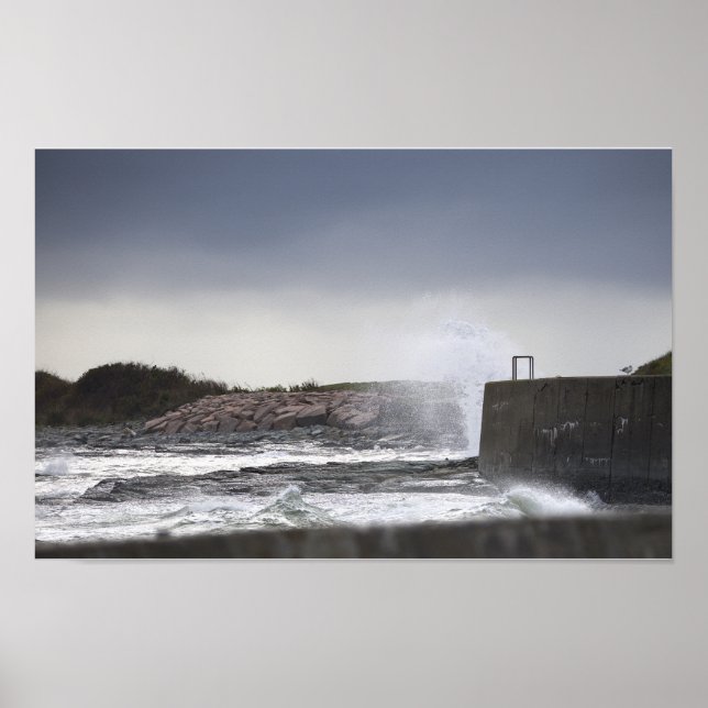 Rhode Island Vattenscape Affisch (Framsidan)