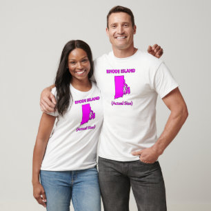Rhode Island - verklig storlek T Shirt