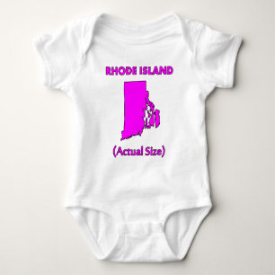 Rhode Island - verklig storlek Tee Shirt