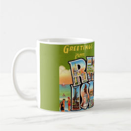 Rhode Island Vintage vykortsmugg Kaffemugg