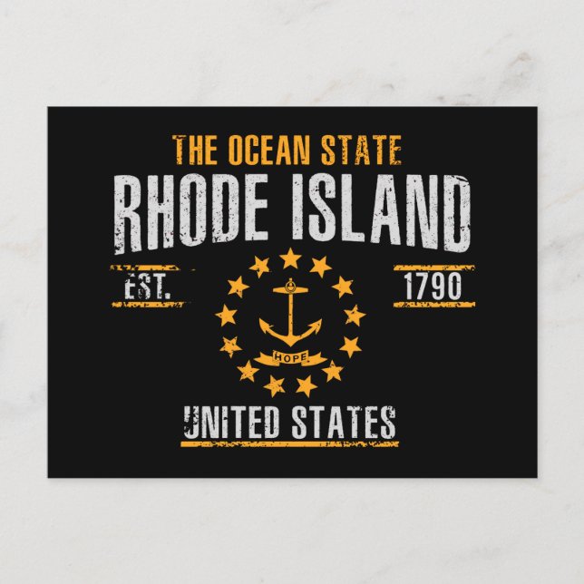 Rhode island vykort (Framsida)