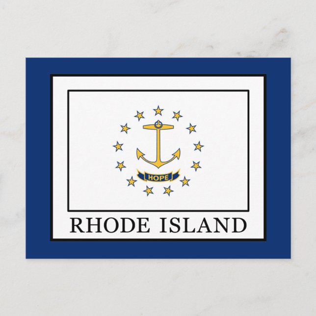 rhode island vykort (Framsida)