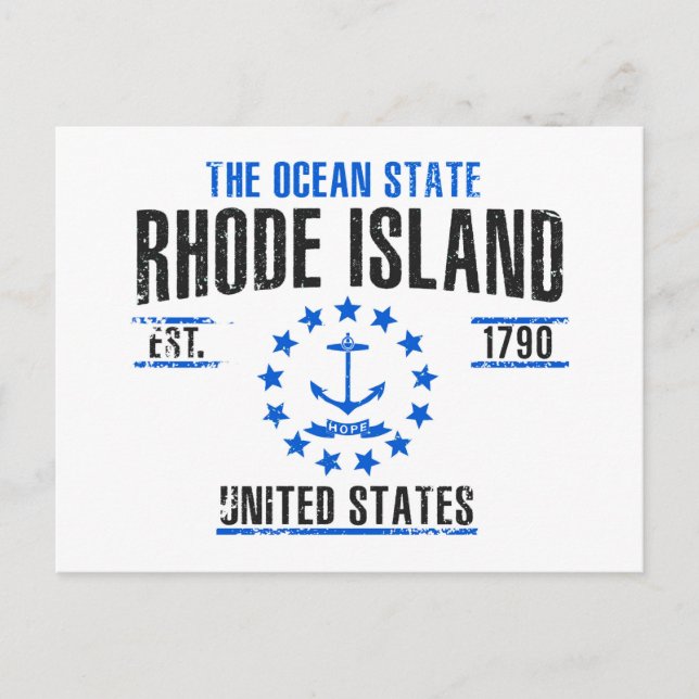 Rhode island vykort (Framsida)