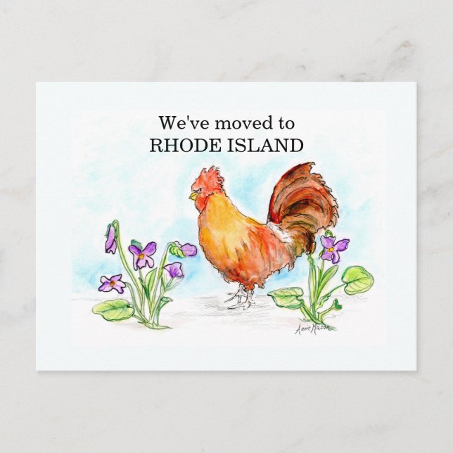 Rhode island vykort (Framsida)