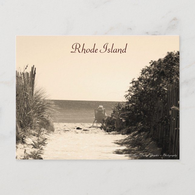 rhode island vykort (Framsida)
