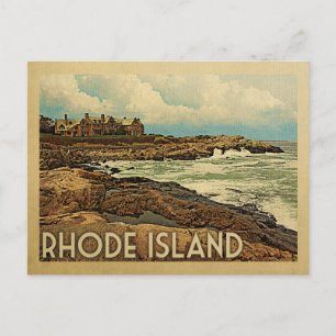 Rhode island vykort Kusten Vintage resor