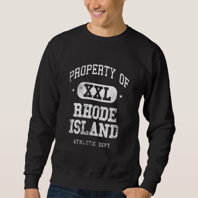 Rhode Island Xxl Atletisk Egendom A1 Lång Ärmad Tröja (Framsida)