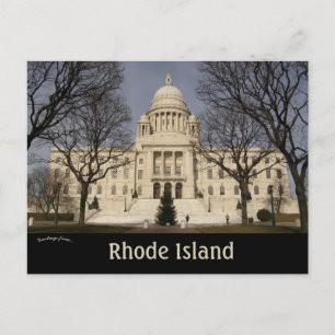 Rhode Islands delstatskapitolium Providence Rhode  Vykort
