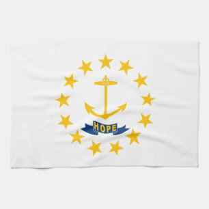 Rhode Islands statsflagga Kökshandduk