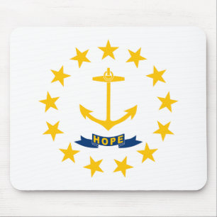Rhode Islands statsflagga Musmatta