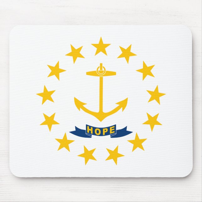 Rhode Islands statsflagga Musmatta (Framsidan)