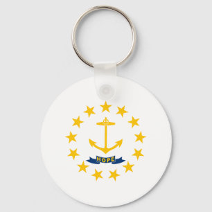 Rhode Islands statsflagga Nyckelring