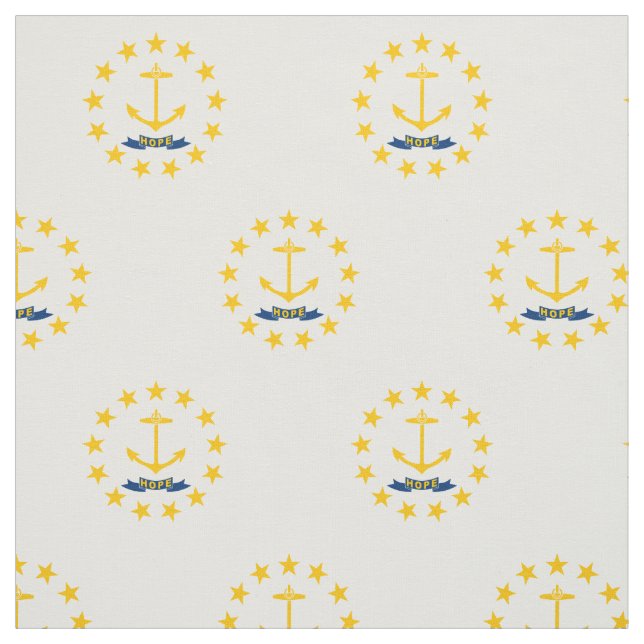 Rhode Islands statsflagga Tyg (Provkarta)