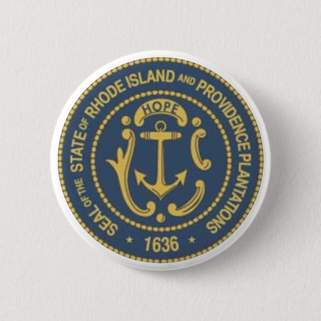 Rhode Islands statssigill Knapp (Framsida)