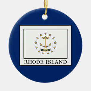 Rhode - ö julgransprydnad keramik