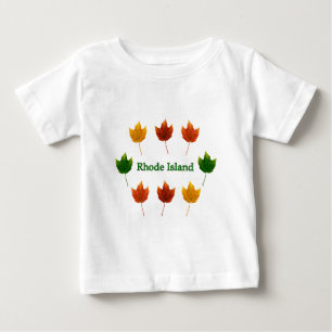 Rhode - ö (röda lönnlöv) t shirt