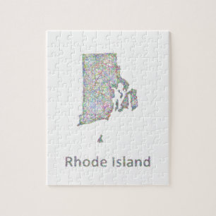 Rhode - ökarta pussel