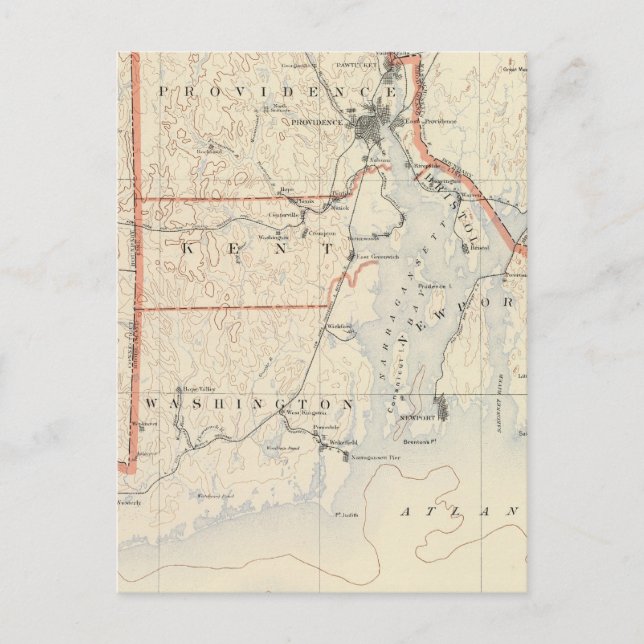 Rhode - ökartbok 2 vykort (Framsida)