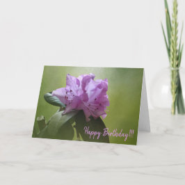 rhodedendron 1-18-hälsningskort kort