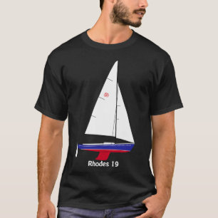 Rhodes 19 Segelbåt T Shirt