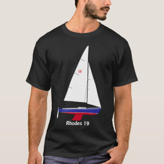 Rhodes 19 Segelbåt T Shirt