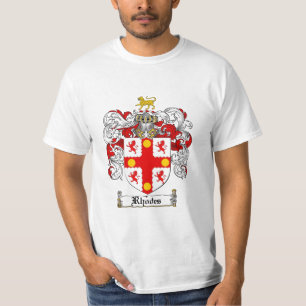 Rhodes familjvapensköld - Rhodes vapensköld T Shirt