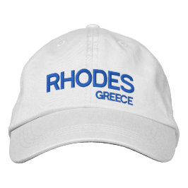 Rhodes, Greklands Anpassningsbar Baseball Cap Broderad Keps