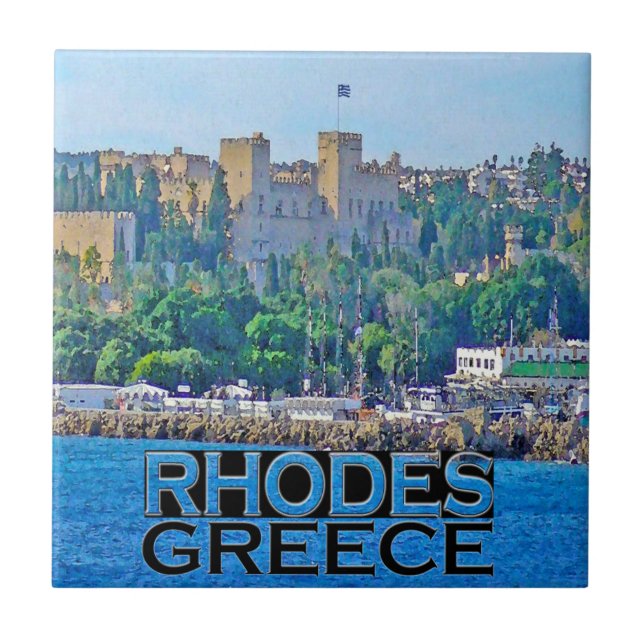 Rhodes Kakelplatta (Framsidan)