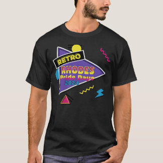 Rhodes Pride Days 2024 Retro Rhodes T Shirt