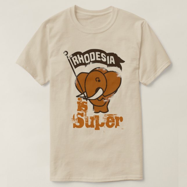 RHODESIA 1965 VINTAGE T SHIRT (Design framsida)