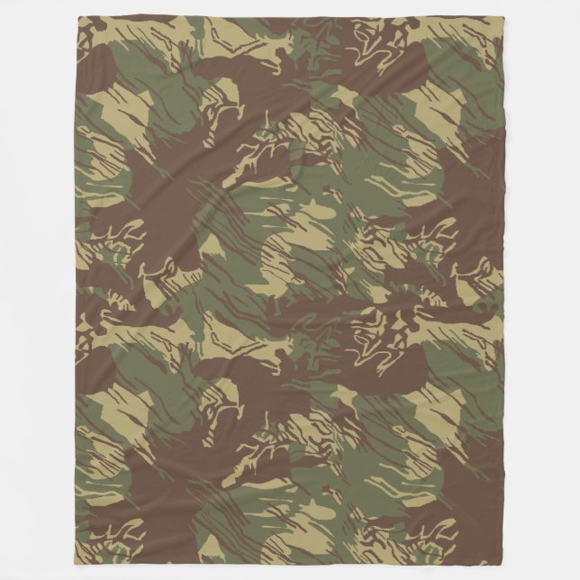 Rhodesian Brushstroke CAMO Fleecefilt (Framsidan)