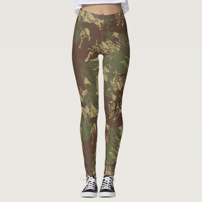 Rhodesian CAMO Women's Leggings (Framsida)