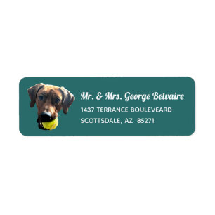 Rhodesian Ridgeback-Adressetiketter Returadress Etikett