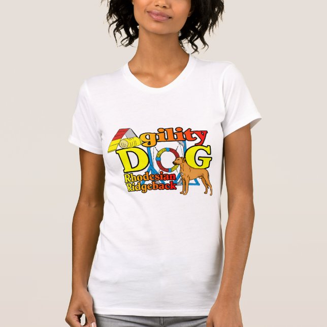 Rhodesian_Ridgeback_Agilitet T Shirt (Framsida)