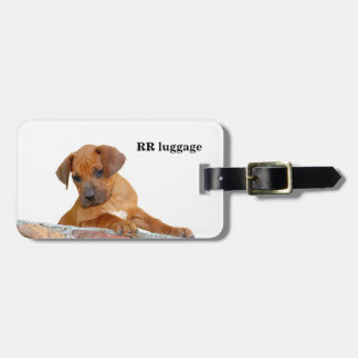 Rhodesian Ridgeback bagagemärkre Bagagebricka
